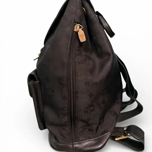 MCM Black Backpack - Picture 5 of 8